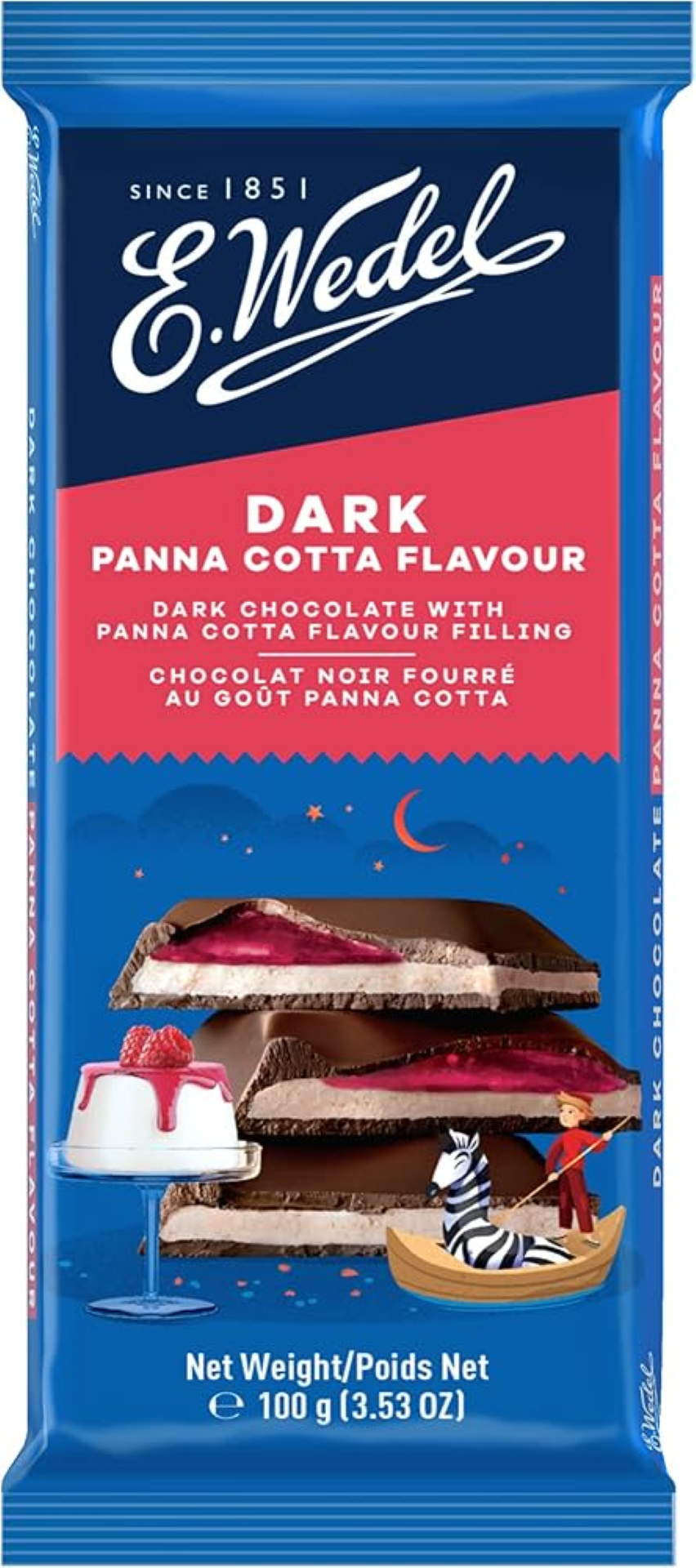 WEDEL DARK CHOCOLATE PANNA COTTA 100G